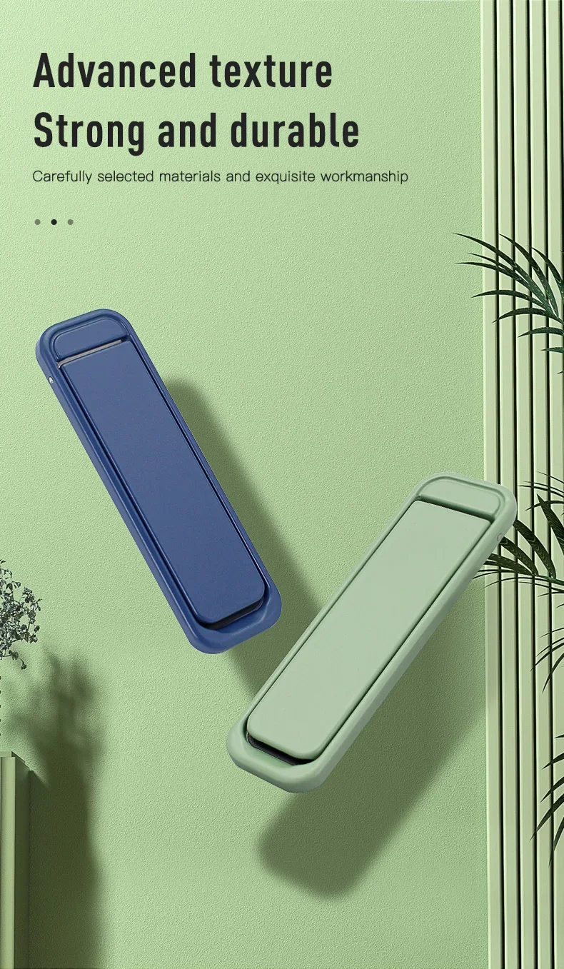 Bunter Metallhalter für Mobiltelefone, Streifenform, Aufkleber auf der Rückseite, einfache tragbare Handyhalterung für iPhone 16, 15, 14, Xiaomi – Detail 6