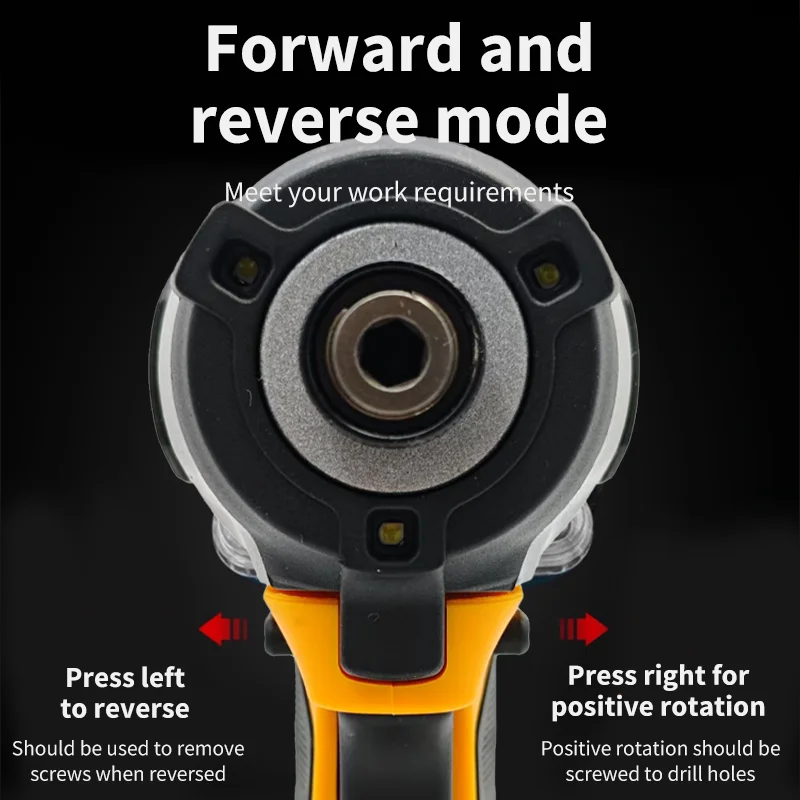 Mamidw Cordless Compact Drill Driver Brushless Electric Drill Multifunctional Screwdriver Power Tools For Dewalt 20V Battery image 4