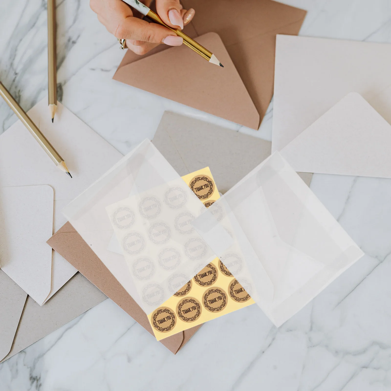

Envelope Postcard Craft Cards Envelopes Literature and Art for Greeting Festival Litmus Paper Clear Invitation