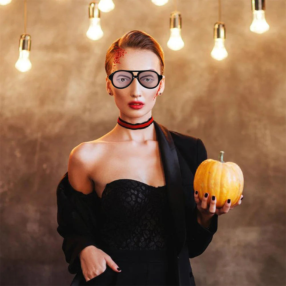 10 قطع من نظارات عيون الهالوين المضحكة، نظارات مزحة، إكسسوارات أزياء خدعة لحفلات الهالوين الجديدة