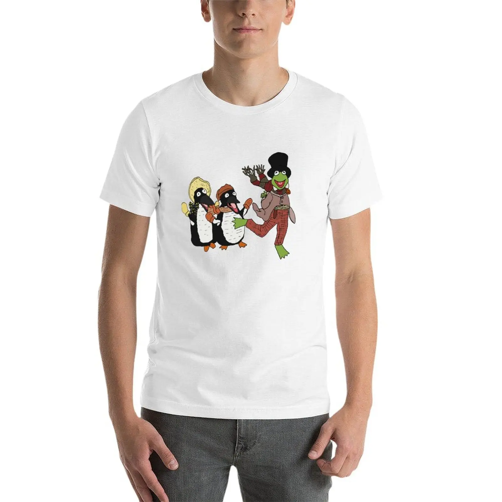 تي شيرت رجالي لحفلات التزلج على الجليد من Muppet Christmas Carol - تي شيرت رجالي من القطن 100% #4