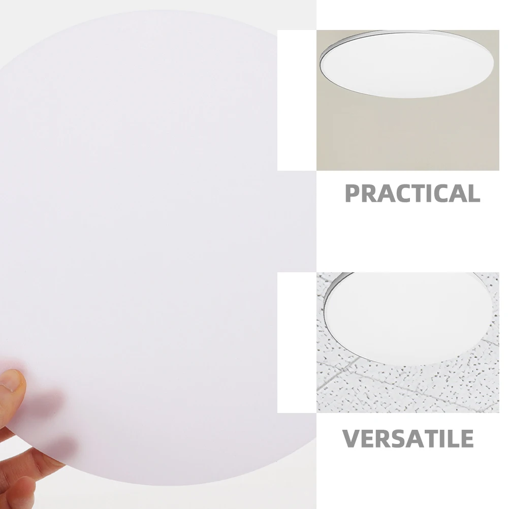 

Acrylic Panel Ceiling Light Cover 36cm Round Translucent Lamp Shade Bedroom Living Room Study Easy Install Maintenance