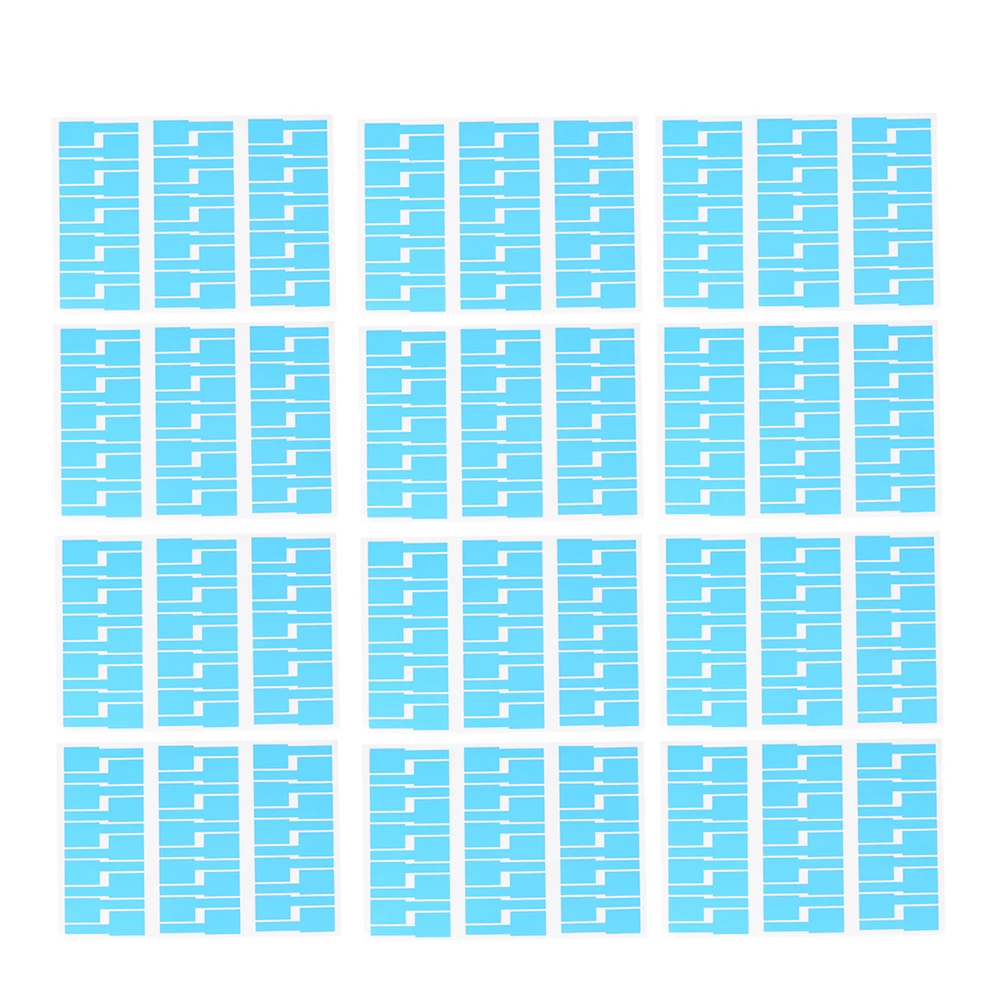 

Creative P Shape Labels A4 Size Multi color Blank Stickers Network Cable Tags File Folder Labels Waterproof Tear resistant Oil