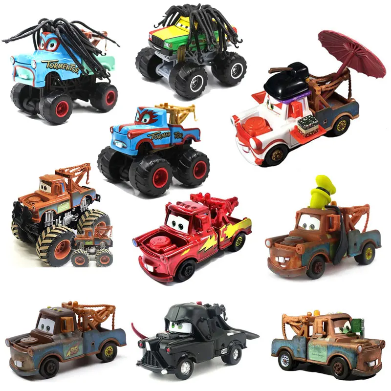 Disney Pixar Cars Mater Series Special Edition Japanese Geisha Flower Face Metal Diecast Model Cars Children's christmas Gift