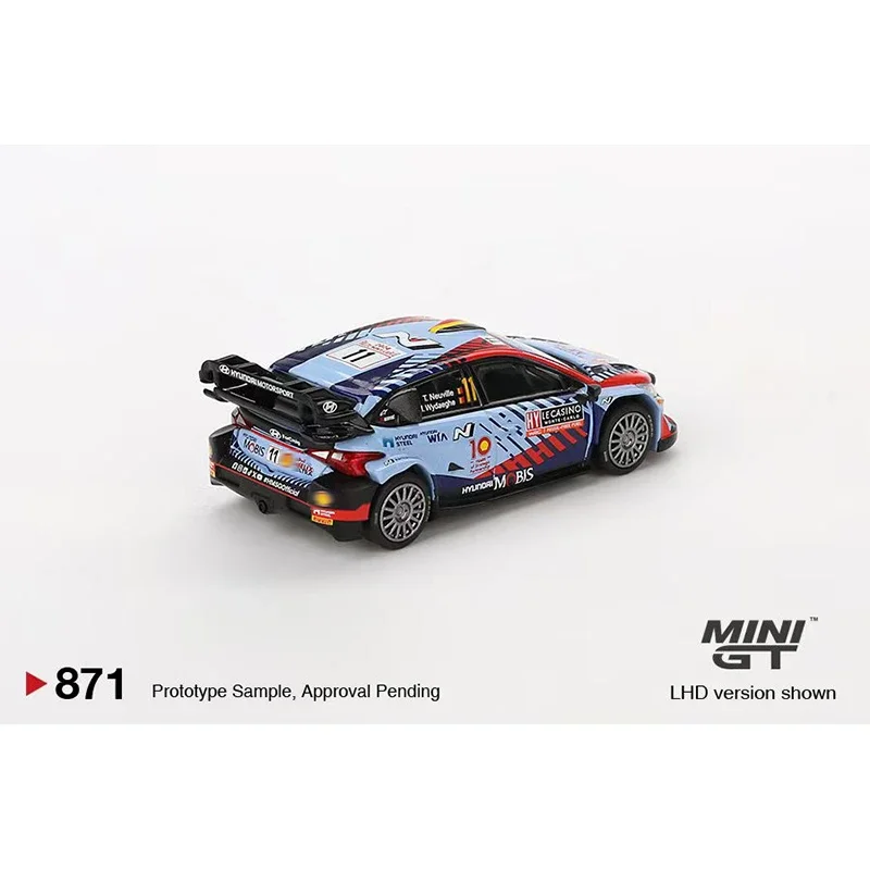 ミニダイキャストモデル,コレクション玩具,ミニ871 i20 n rally1ハイブリッド #11 2024 1:64,先行販売