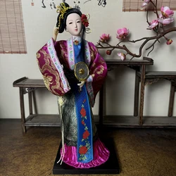 12Inch Chinese Beijing Opera Dolls Chinese Style Peking Opera Doll Silk Doll Beijing Special Gifts Chinese Cultural Rag Doll