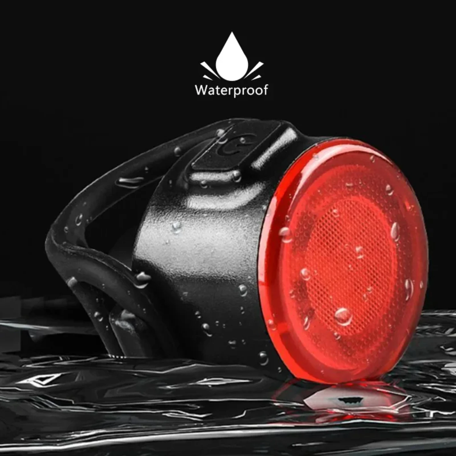 USB Rechargeable Bike Light Mini Warning Taillight  Waterproof Highlight Riding Taillight Front Rear Bicycle Lamp Headlights