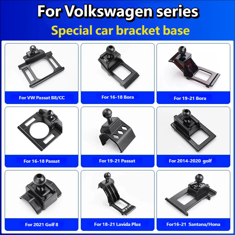

Car Phone Bracket Buckle Holder Special Base For VW Volkswagen Golf 7 MK6 MK7 MK8 Tiguan Passat Polo CC Jetta Touran Bora Sharan