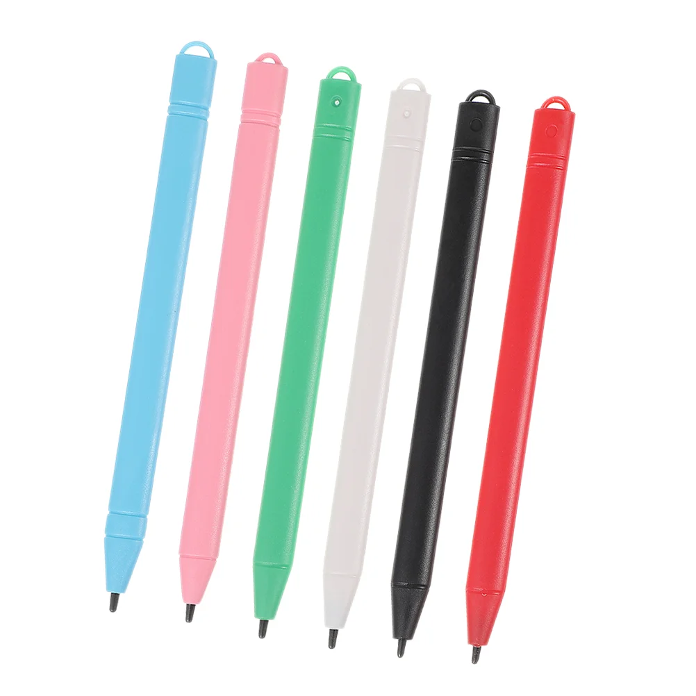 6 Pcs Writing Board Stylist Stylus Pen Tablet Graffiti Universal for Touch Screens Lcd Plastic Doodle