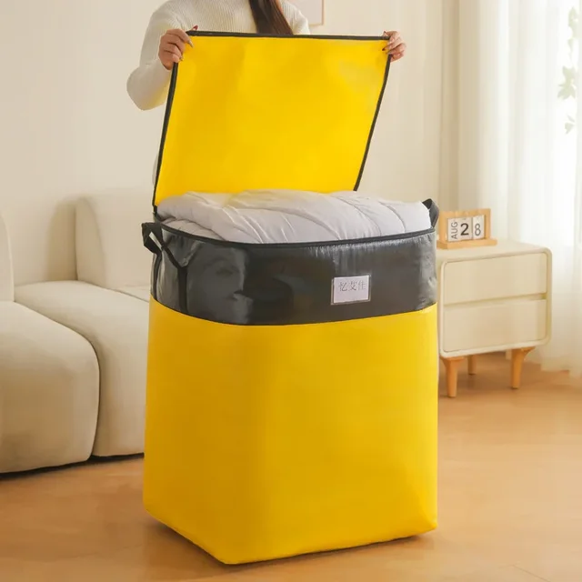 Large Capacity Moving Bag Thickened Eco-friendly Luggage Bag Waterproof Woven Bag Transfer Storage Wear-resistant Bag 3 Large Capacity Moving Bag Thickened Eco-Friendly Luggage Bag – view 3