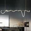 이탈리아 미니멀리스트 샹들리에 거실 크리 에이 티브 바 침실 라인 레스토랑 Led 라이트 매달려 조명 DIY 펜던트 램프 홈 1