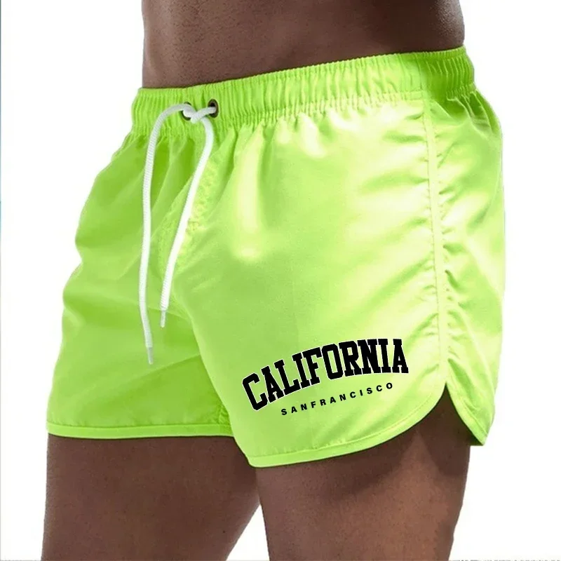 2026 Heißer Verkauf Herren California Strandshorts Hochwertige Männliche Sommer Casual Sport Boardshorts Fitness-Laufshorts – Detail 4
