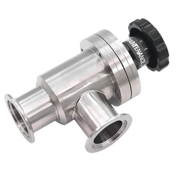 

KF ISO-K CF High Vacuum Angle Valve With Bellow Manual Angle Valve L Type Bellow Sealed Flapper Valve SS304 SS316L