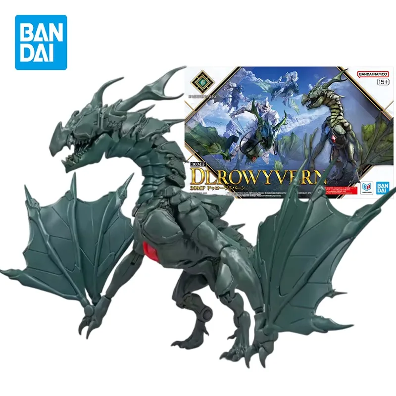 Оригинальная официальная лицензионная фигурка Bandai 30MF Duro Wyvern 30 MINUTES FANTASY Green Dragon, аниме-модель, игрушка в коробке, подарок