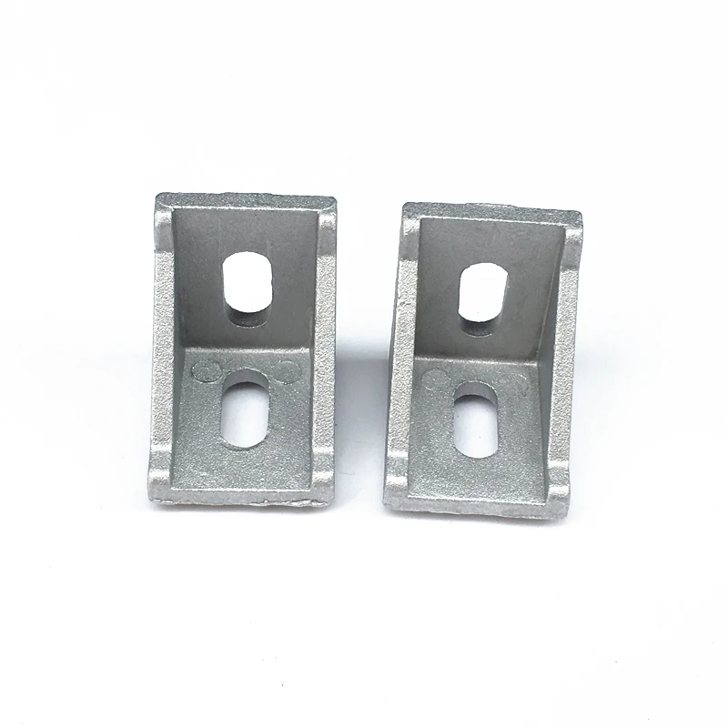 10pcs 3030 Brackets Corner fitting angle aluminum 35x35 L Connector bracket fastener for 3030 Industrial Aluminum Profile