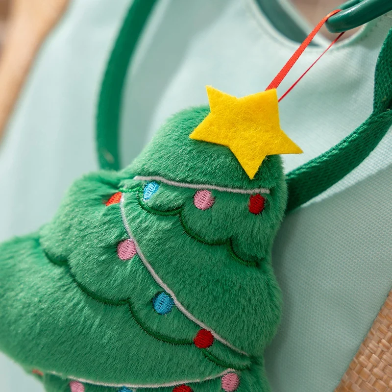 Nieuwe Hete Kerstserie Pluche Pop Knuffelplant Sneeuwman Met Sjaal Kerstmuts Sok Dubbele Kerstboom Huisdecoratie