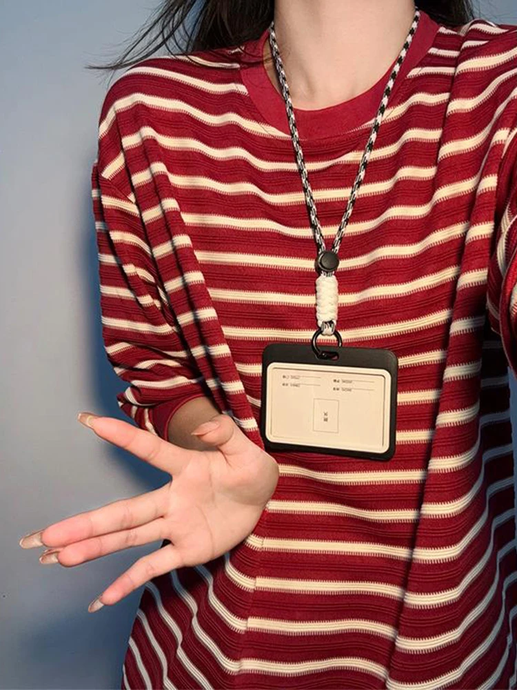 

Мужская толстовка Ankang с красными полосками, длинным рукавом, на флисовой подкладке, в американском стиле, с маленьким воротником, утепленная, базовый слой