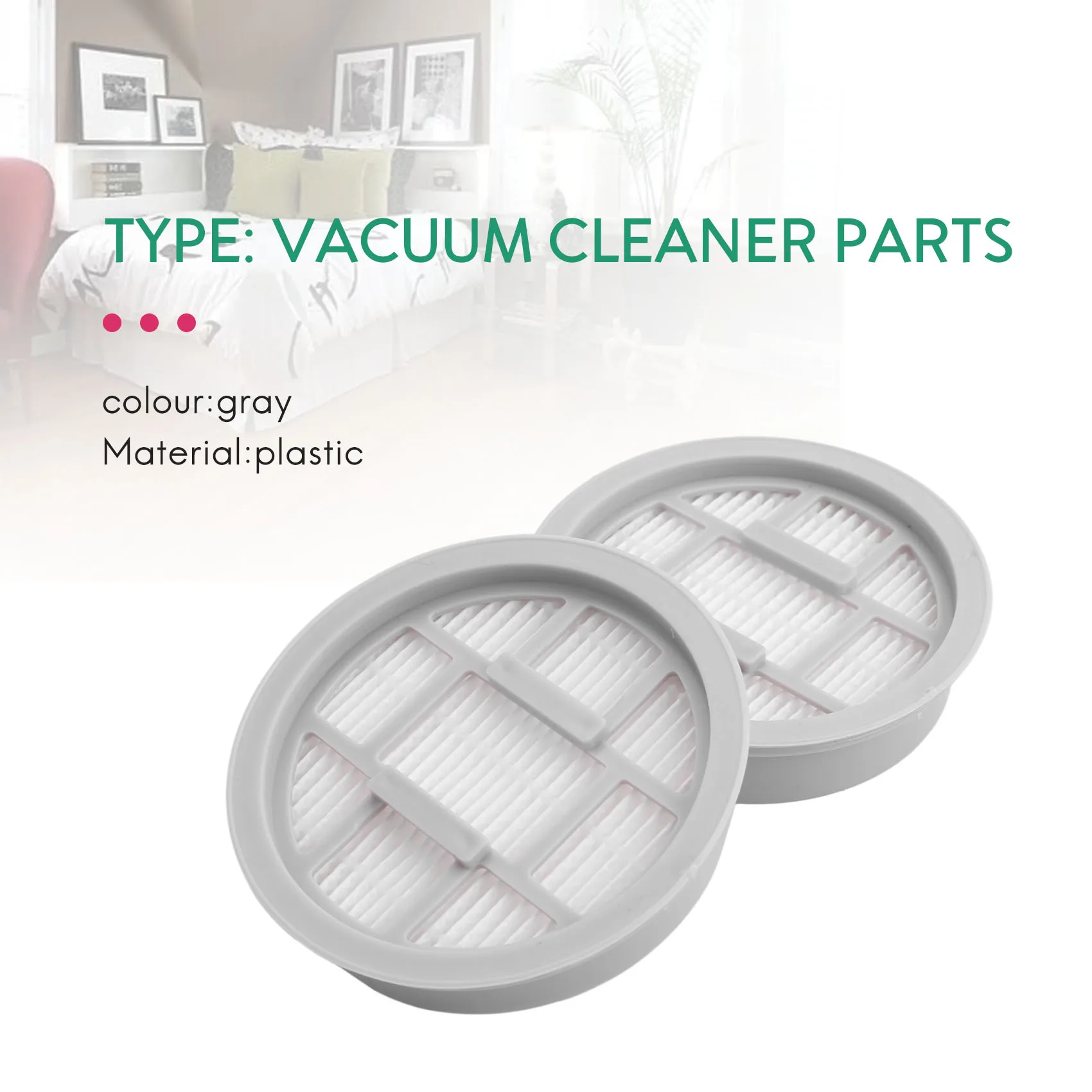 เครื่องดูดฝุ่นแบบมือจับแผ่นกรอง HEPA สำหรับ VC20S Xiaomi deerma อุปกรณ์เสริมชิ้นส่วนเครื่องดูดฝุ่นแบบด้ามจับ VC20ที่กรอง5ชิ้น