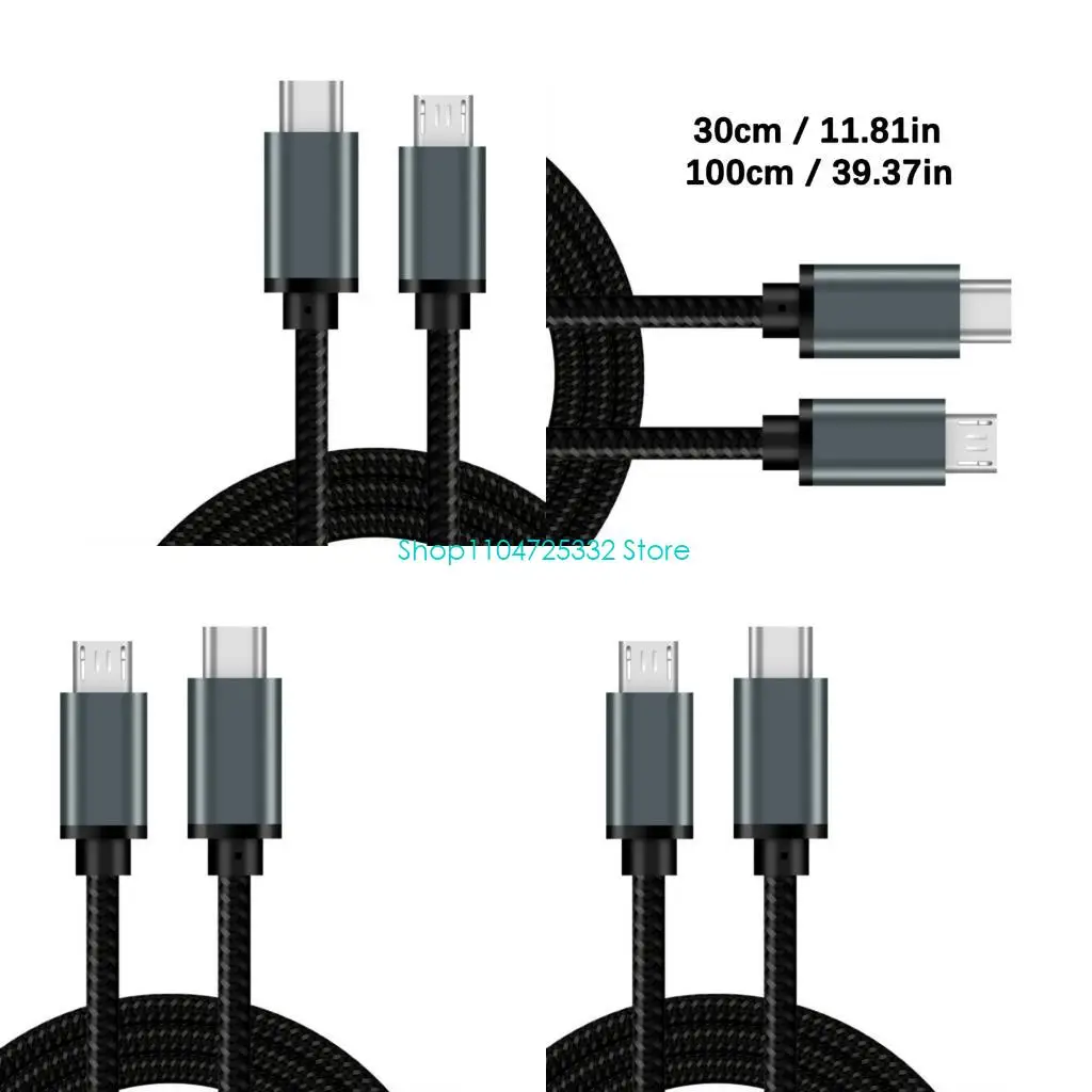 

P5EA Быстрая зарядка 2.4A Тип C в USB -кабель данных с 480 Мбит / с скорости передачи OTG Compatibility для мобильных устройств