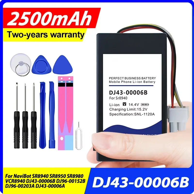 

DJ43-00006B Replace Battery For Samsung NaviBot SR8940 SR8950 SR8980 VCR8940 DJ43-00006B DJ96-00152B DJ96-00203A DJ43-00006A