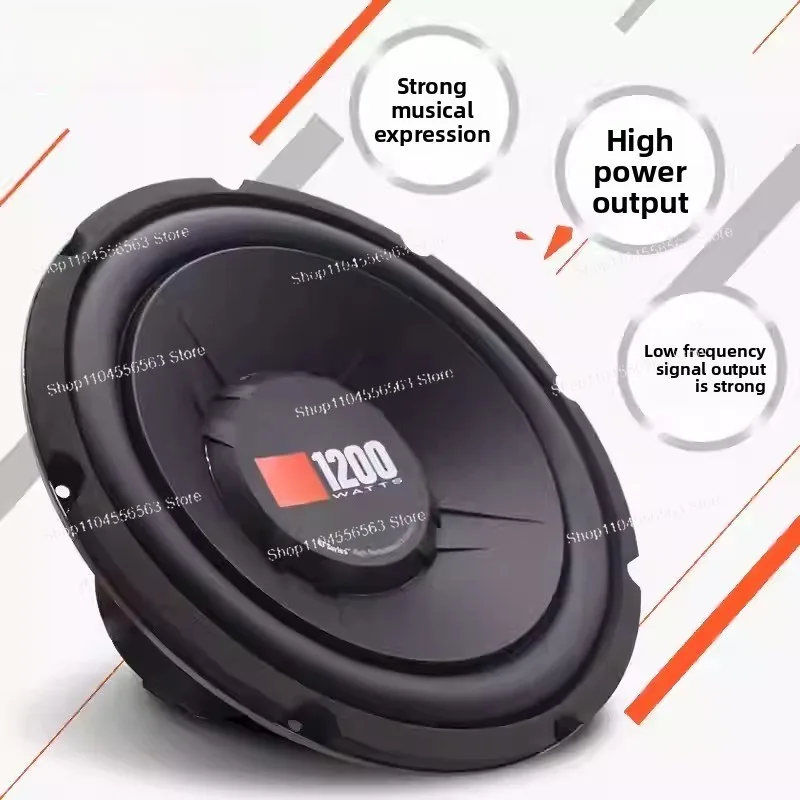 

Горячая продажа автомобильного басового динамика - 12-дюймовый мощный сабвуфер мощностью 1200 Вт (GT5-S12) для обновления автомобильного аудиосистемы