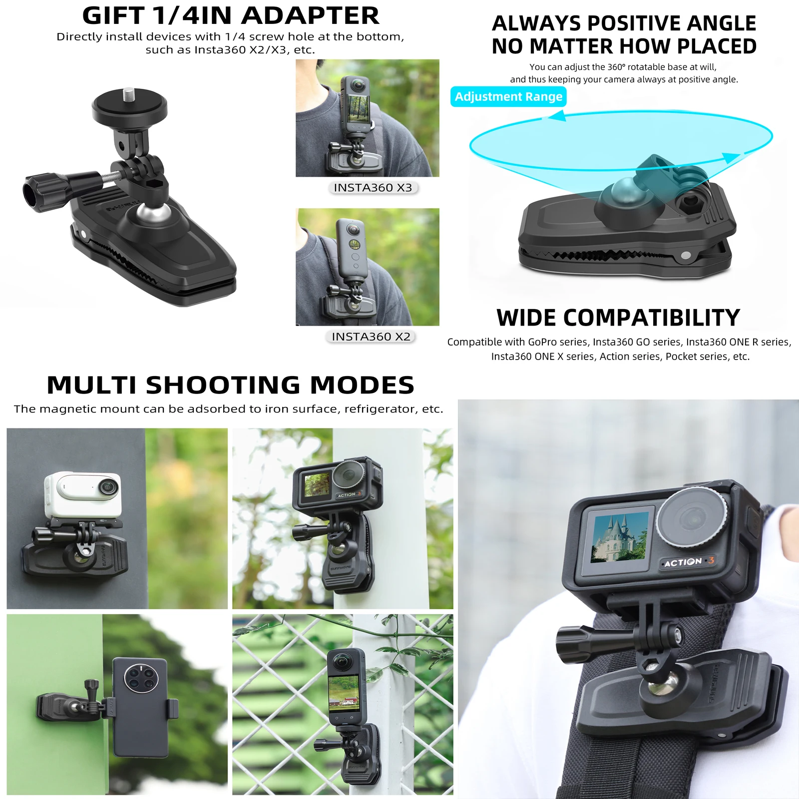 Magnetic Action Cam… - image