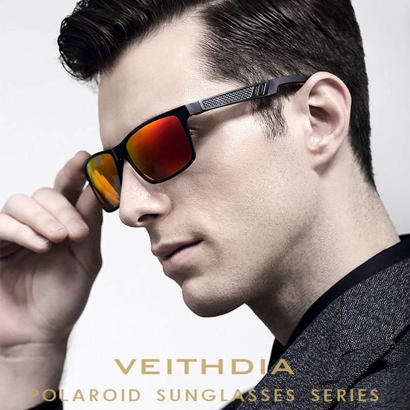 نظارة شمسية مستقطبة للرجال والنساء ، إطار من الألومنيوم ، مع مرآة ، للقيادة ، الرياضة ، الإكسسوارات ،