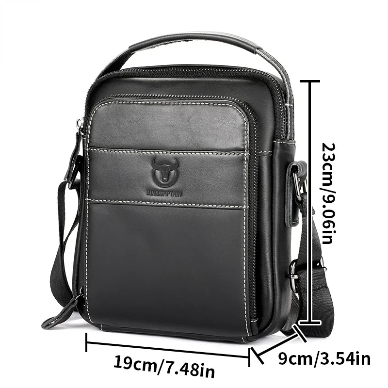 Brand 100% Genuine Leather Men's Shoulder Bags Messenger Bag for Men Crossbody Bags new Small Man Designer Handbag Bolso Male