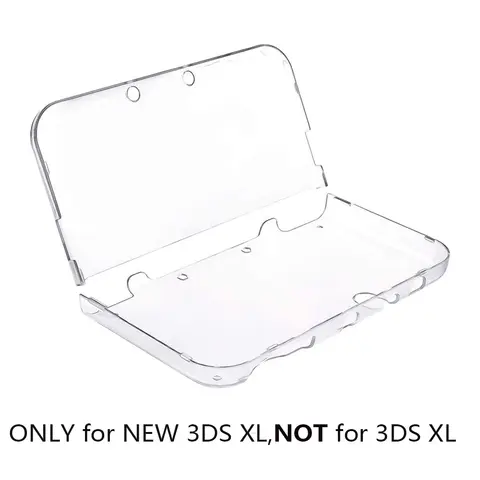 New 3DS XL Protective Shell, Ultra Clear Crystal Transparent Hard Case, Only for Nintendo New 3DS XL