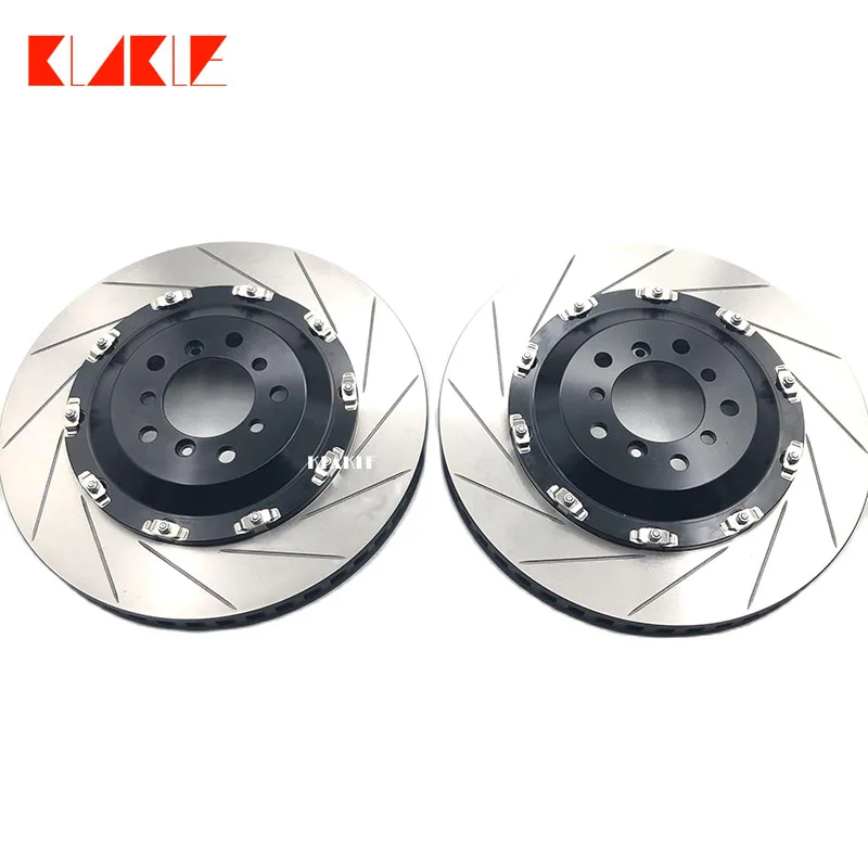 KLAKLE Car Accessories Brake System Brake Disc 380*34MM Brake Rotors With Rotor Center For Audi Q7/Q5/S3/A4/A6/A7