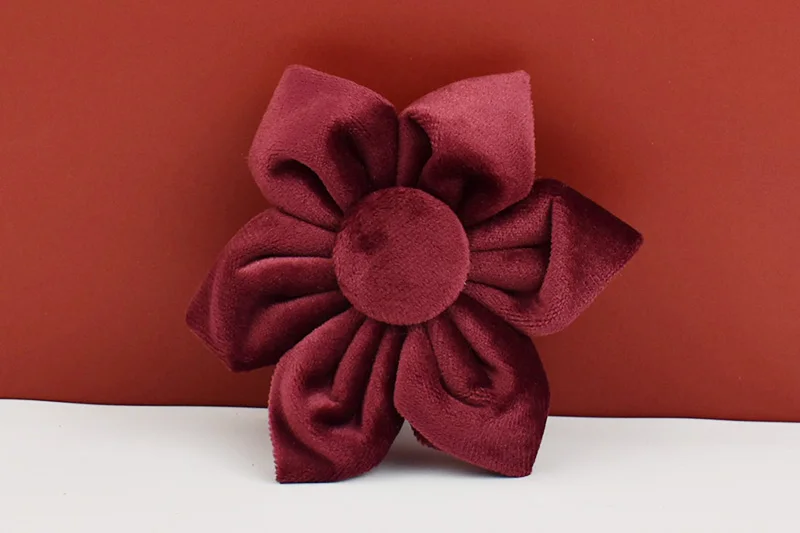 Rotes Weinrot-Samt-Hundehalsband und Leinen-Set für große Hunde, individuell graviertes Namensschild, Haustierzubehör, Hundeleine, Velvet07 – Detail 14