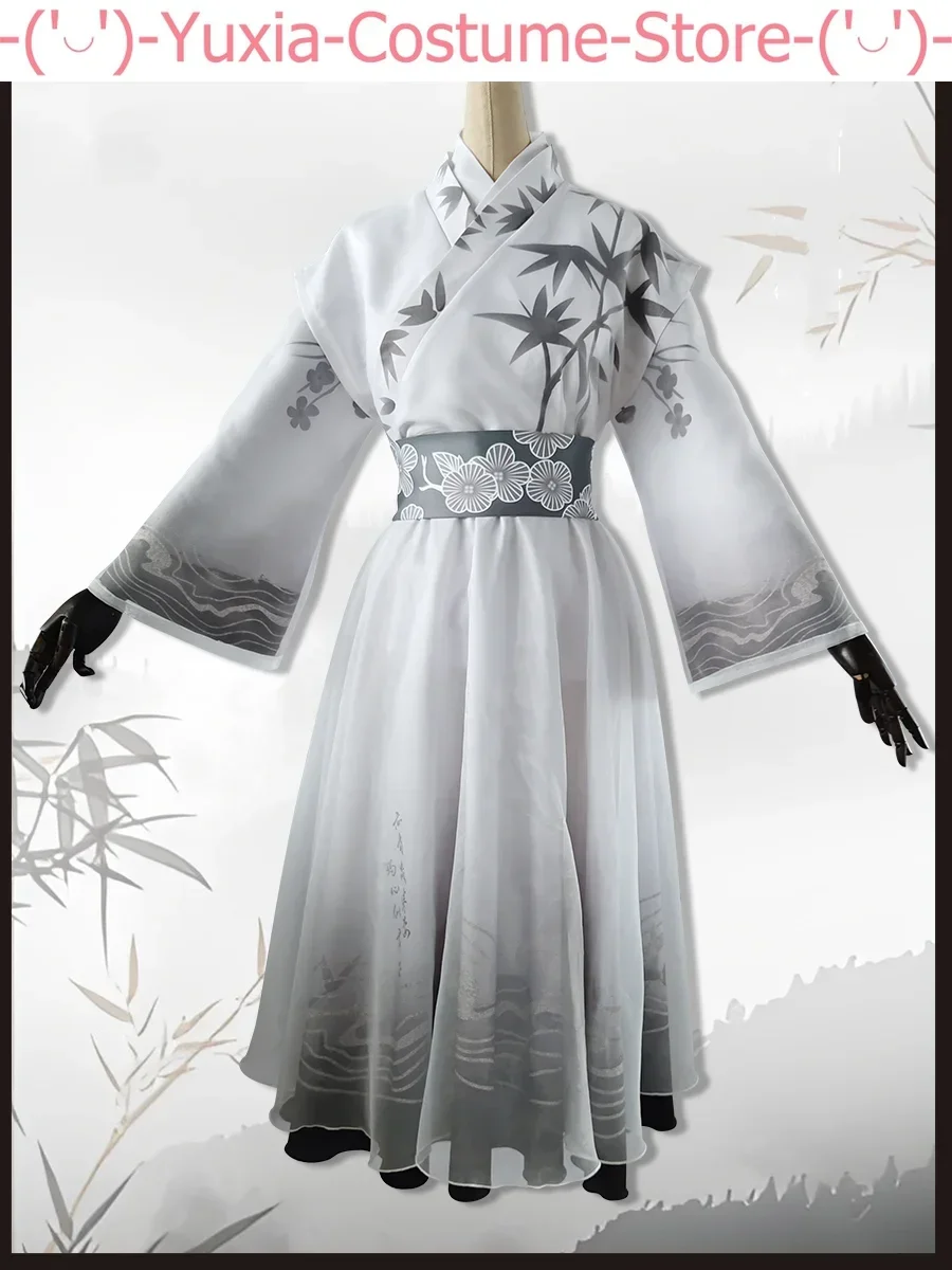 

Identity V Qi Shiyi Antique Dealers Ink Rhyme Women Hanfu Cosplay Costume Cos Game Anime Party Uniform Hallowen Play Role