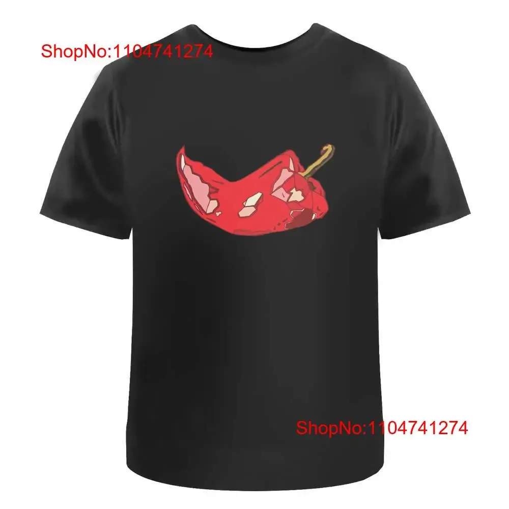

'Chilli Pepper' Cotton T Shirt TA023996 vintage Washed Casual Top For Everyday Wear Stylish Comfortable Stretched Slightly