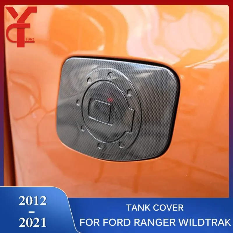 Fuel Tank Cap Cover Accessories For Ford Ranger Wildtrak 2012 2013 2014 2015 2016 2017 2018 2019 2020 2021 T6 T7 T8 Double Cabin