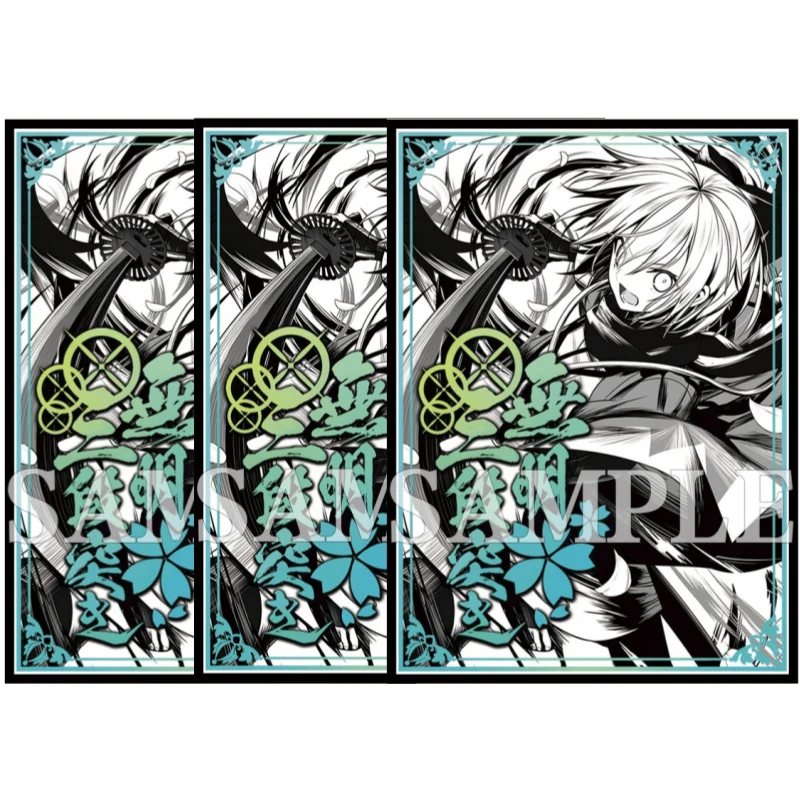 60Pcs/Set Fate Grand Order Cards Sleeve Okita Souji FGO Anime Game Laser Version Colorful DIY Toys Gifts Cards Protective Cover