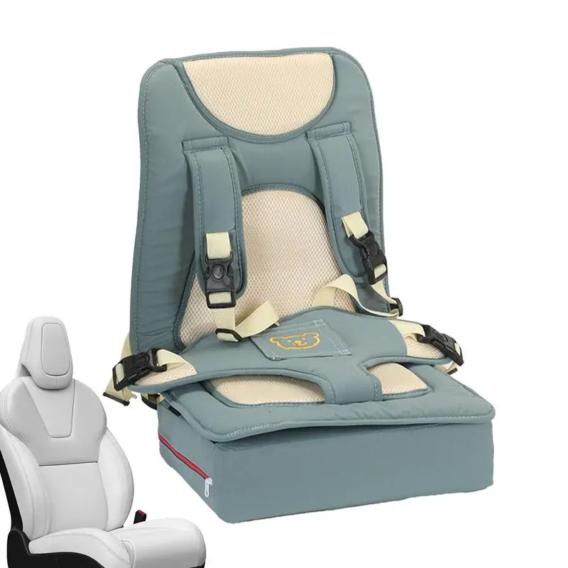 Child Safety Seat Mat for 6 Months To 12 Years Old Breathable Chairs Mats Baby Car Seat Cushion Adjustable Stroller Seat Pad