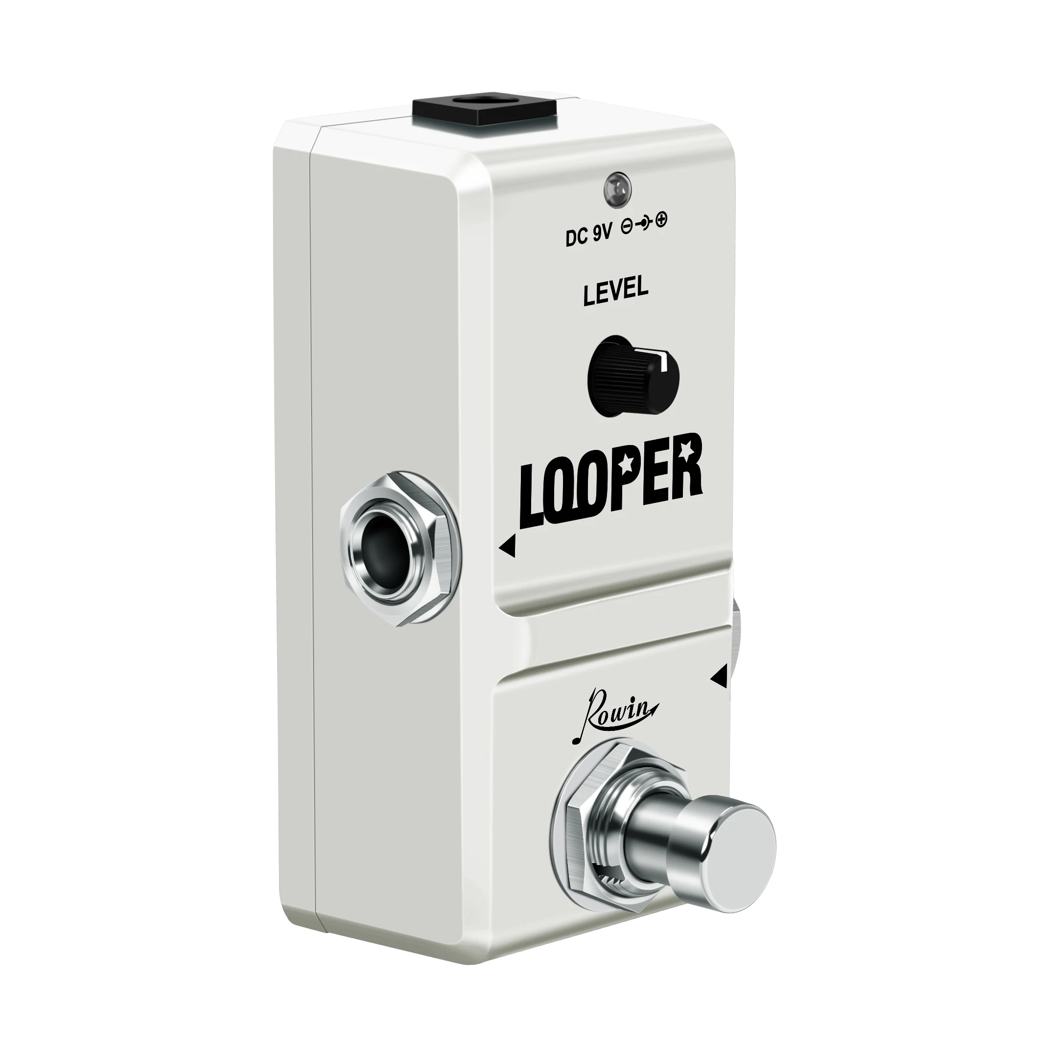 Rowin LN-332 48K Looper, педаль эффектов для электрогитары, 10 минут циклирования, неограниченное количество наложений, USB-порт, True Bypass