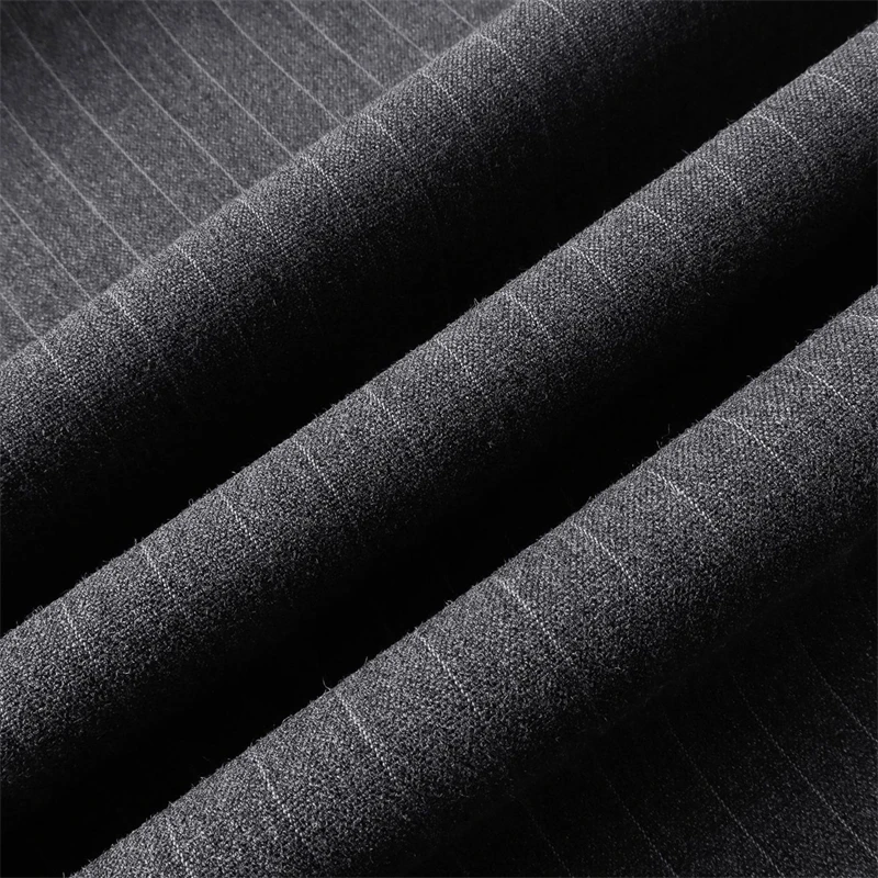 American-style Vintage Men Suit Pants Rivet Pleated Design Loose Wide Leg Trendy Daily Casual Trousers BBG5