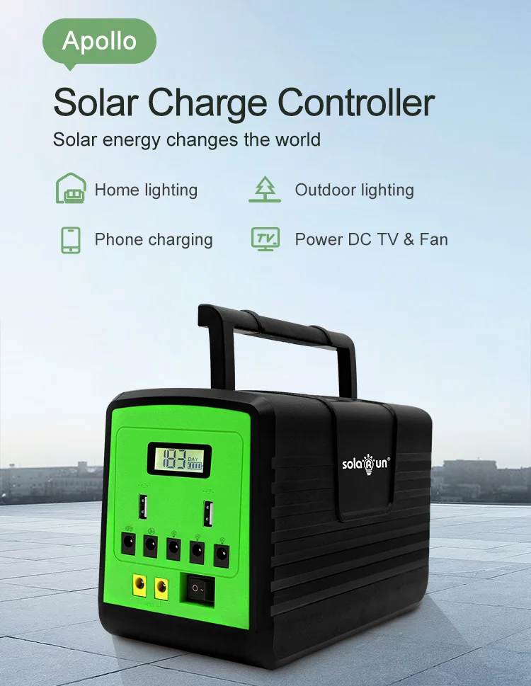 Générateur Solaire Portable pour Camping, Maison Extérieure Intelligente, OEM, Lifepo4 Power Station, Système d'Massage Solaire