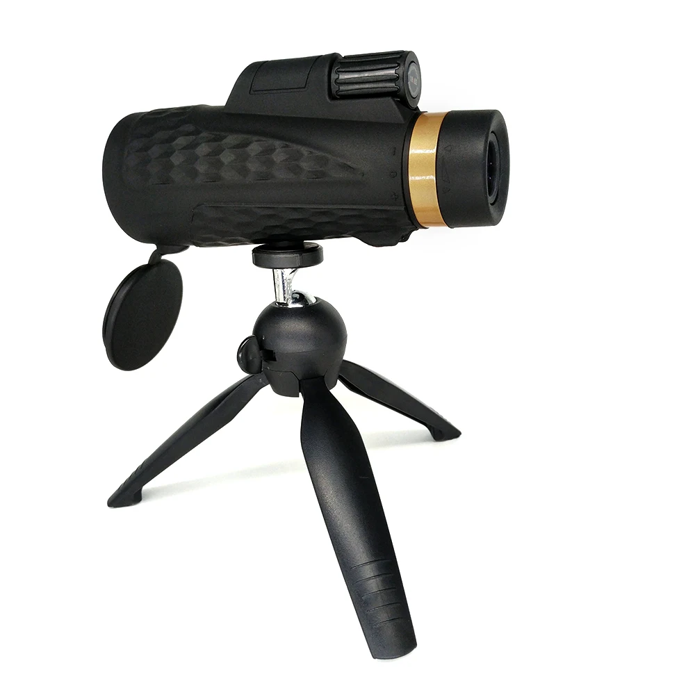 TONTUBE 12X50 Monocular Telescope with Quick Smartphone Holder,Day & Low Night Vision Monocular