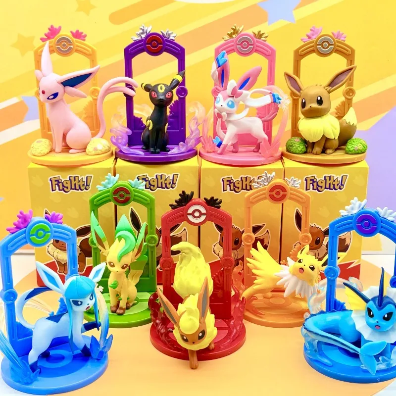 バンダイ スポットグッズ アニメ レッツゴー イブラヒモビッチ ブラインドボックス フィギュア エルフ ポケモン ポケモン フルセット 人形モデル 装飾品 誕生日ギフト