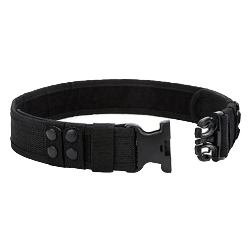 Fastener Tape Combat Belt Adjustable Quick Release Buckle Outdoor Hunting Thickened Widened Waistbands Utility Security Belts