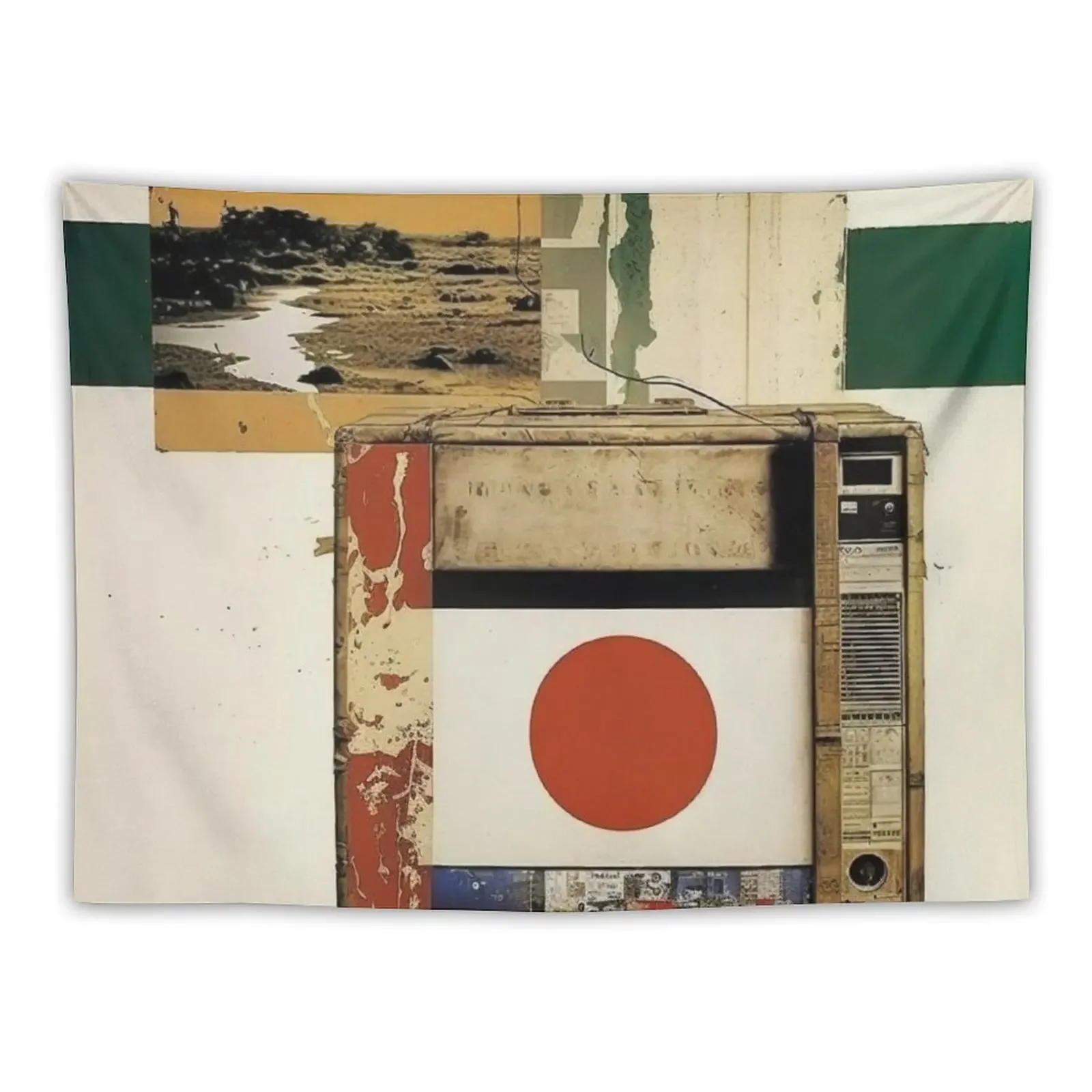 Breaking Boundaries: A Post-Modern Contemporary Artwork Influenced by Robert Rauschenberg Tapestry