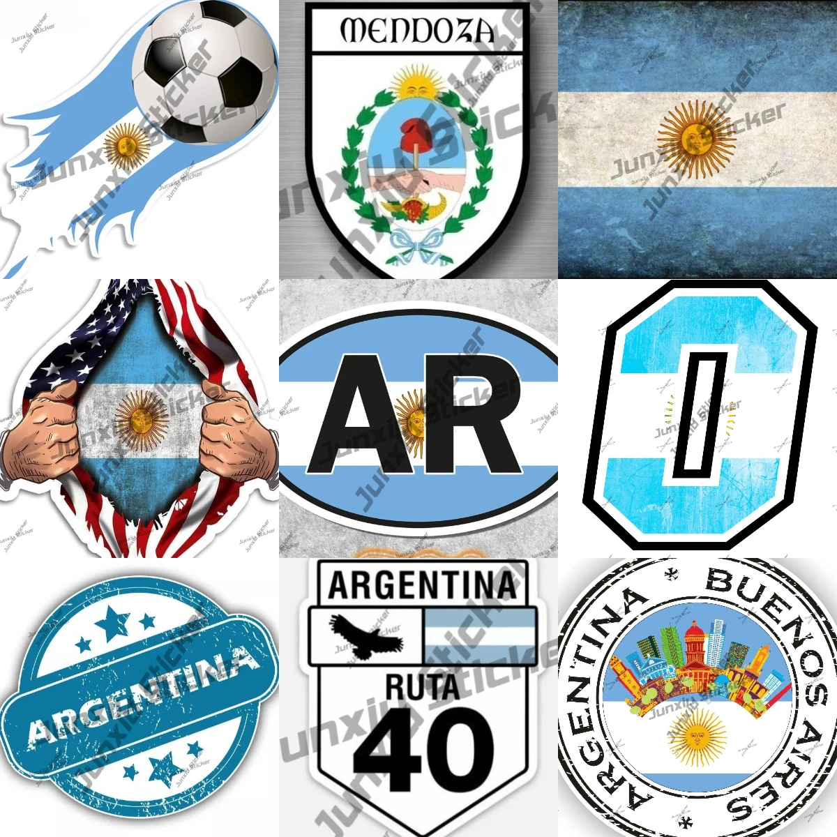 

Mendoza Buenos Aires Argentina City Shield Sticker Oval Flag Vinyl Country Code Ra Argentina Waterproof Vinyl Decal For Suv Car