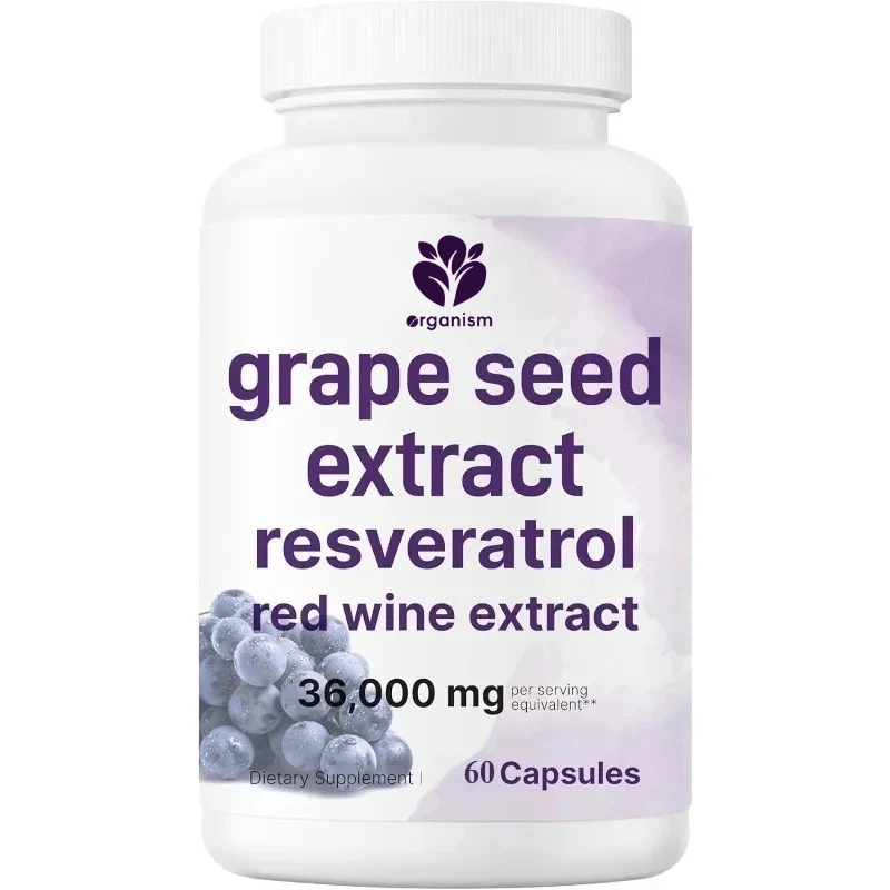 Polyphenol Renewal: Revitalize Skin & Cellular Health with Resveratrol & Grape Seed