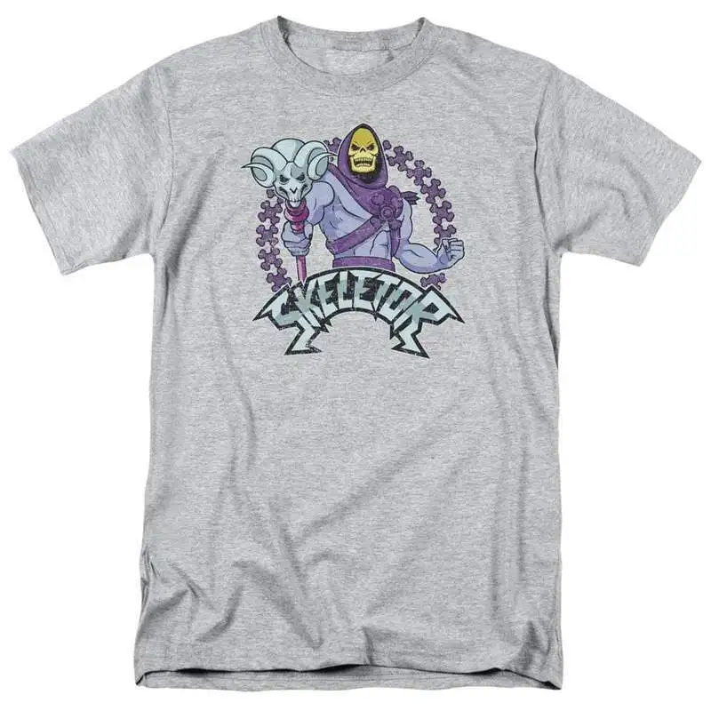 Skeletor T shirt Masters Universe regular fit cotton blend graphic tee DRM104