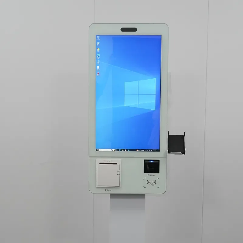 24 Inch Self-service Ordering Machine Touch Screen Fast Food Payment Pos System All in One Self-order Kiosk