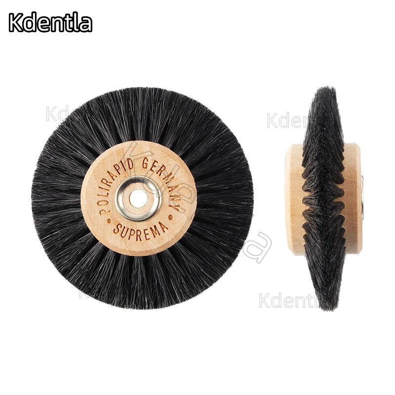 Brosse de polissage à loquet dentaire, roue 4C 78mm, roue de polissage du bois, poils rotatifs pour denture, alliage de polissage de bijoux, 15 pièces