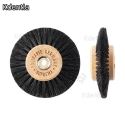 15pcs Dental Latch Polishing Brush Wheel 4C 78mm wood Buffing Wheel Dentistry Rotary Bristle for Denture Alloy Jewelry Polishing