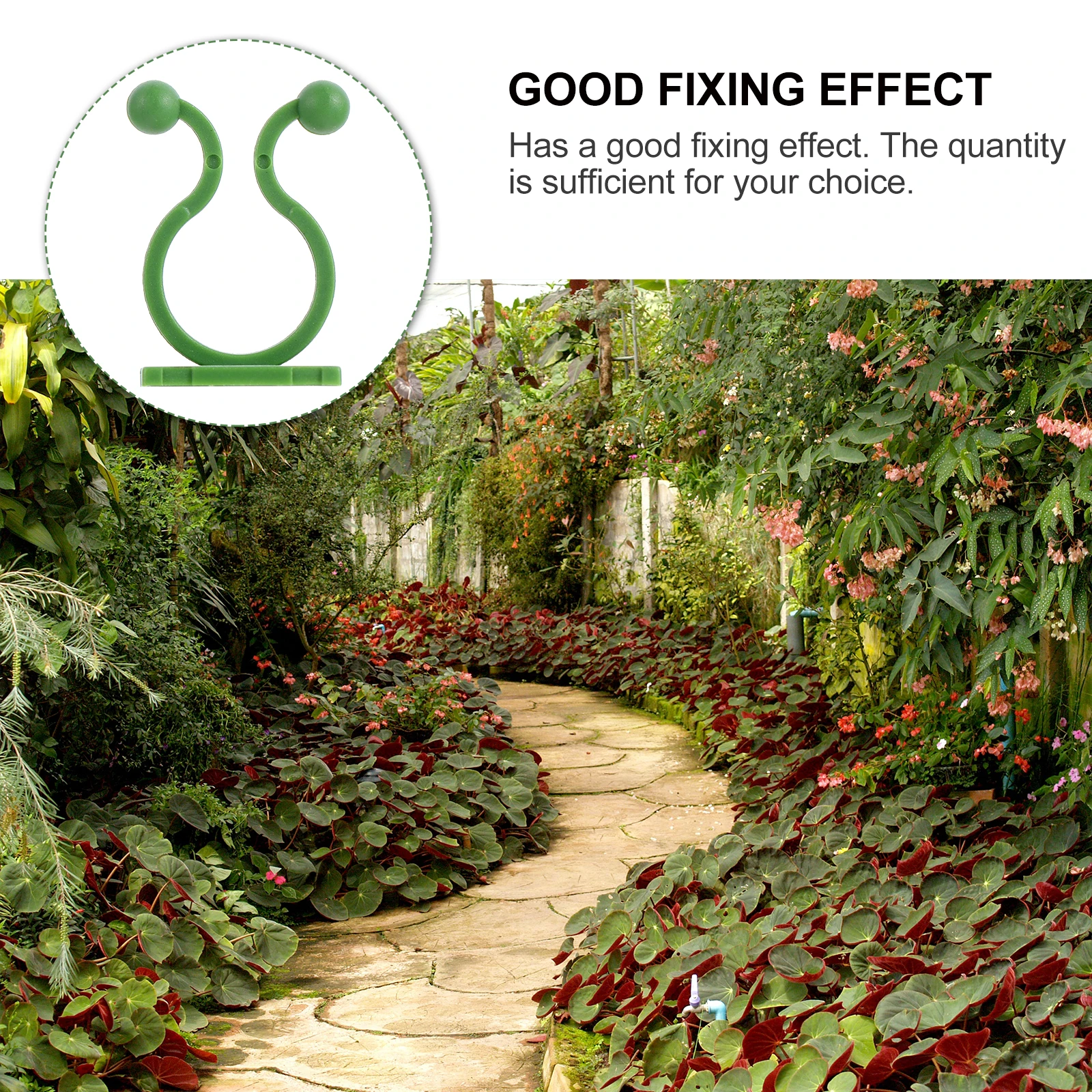 

100pcs Vine Hooks Plant Wall Support Trellis Fixtures Durable Plastic Gardening Tools Long Plant Fixture Parts Life